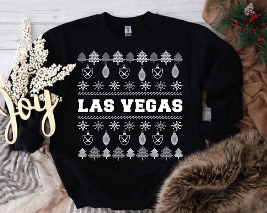 Las Vegas Football Team Christmas | PNG Only Digital File | Las Vegas Ugly Sweater Style Football | Raiders Clipart |